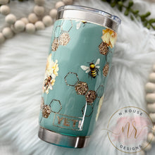 Load image into Gallery viewer, 20 oz Floral Bee Yeti