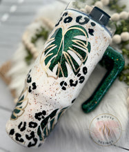 Load image into Gallery viewer, Tropical Leopard 30 oz with handle
