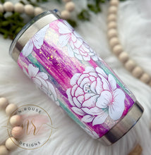 Load image into Gallery viewer, 20 oz Peony Brush Strokes Yeti
