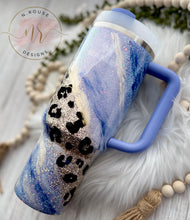 Load image into Gallery viewer, 40 oz Stanley Violet Leopard Marble Swirl
