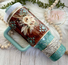 Load image into Gallery viewer, 40 oz Floral Western Stanley
